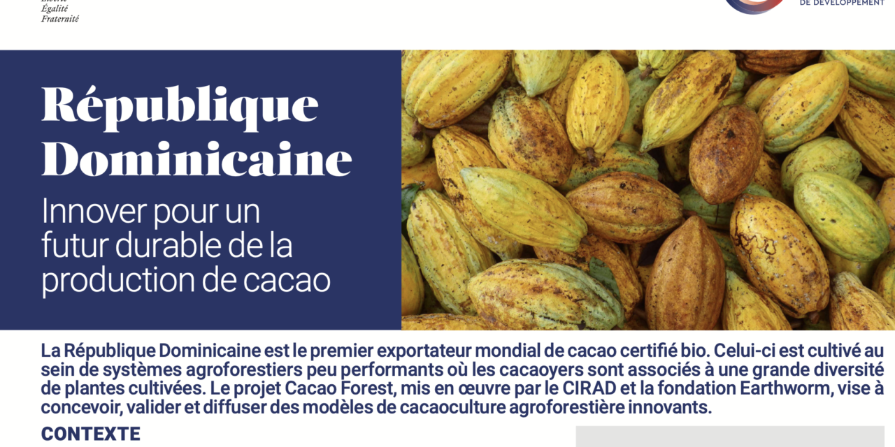 Mise en avant de Cacao Forest par l’AFD