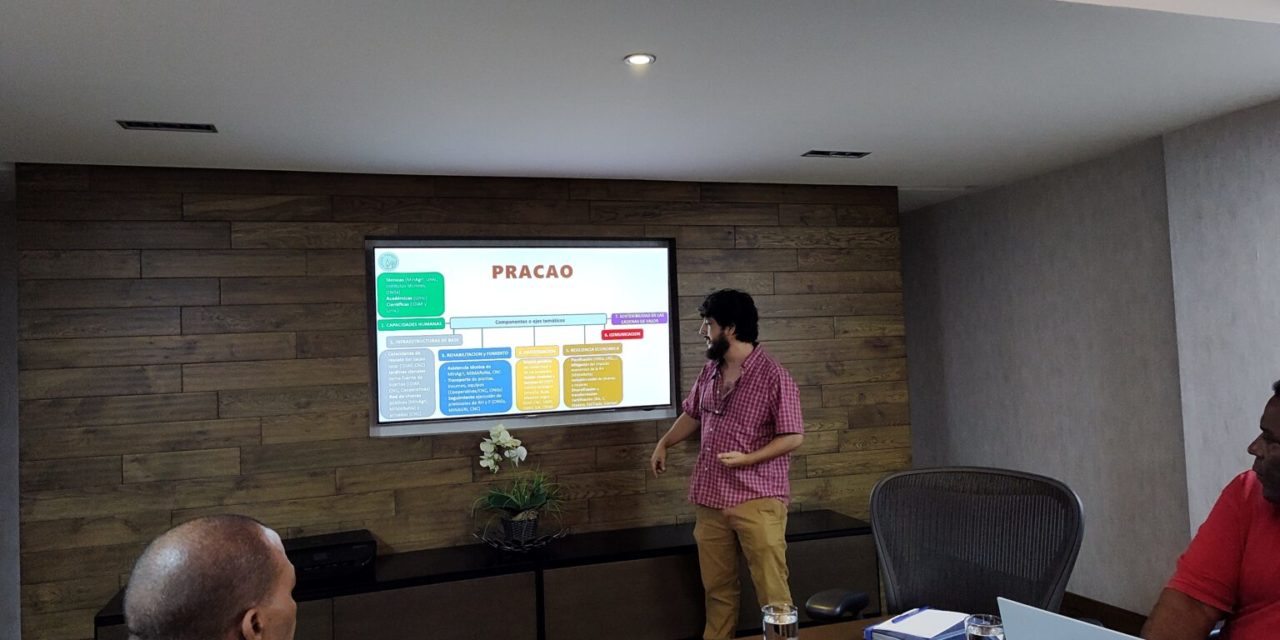 PRACAO presented to the Deputy Minister of Production and Marketing at the Ministry of Agriculture